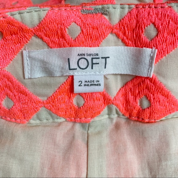 Ann Taylor LOFT Riviera Diamond Embroidered Shorts - Picture 5 of 8